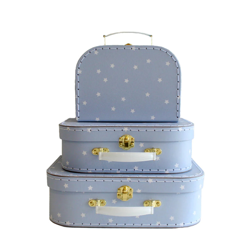 Alimrose Kids Carry Case Set - Blue Stars