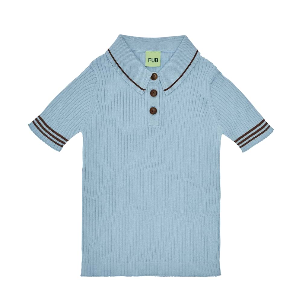 FUB - Polo Shirt, glacier