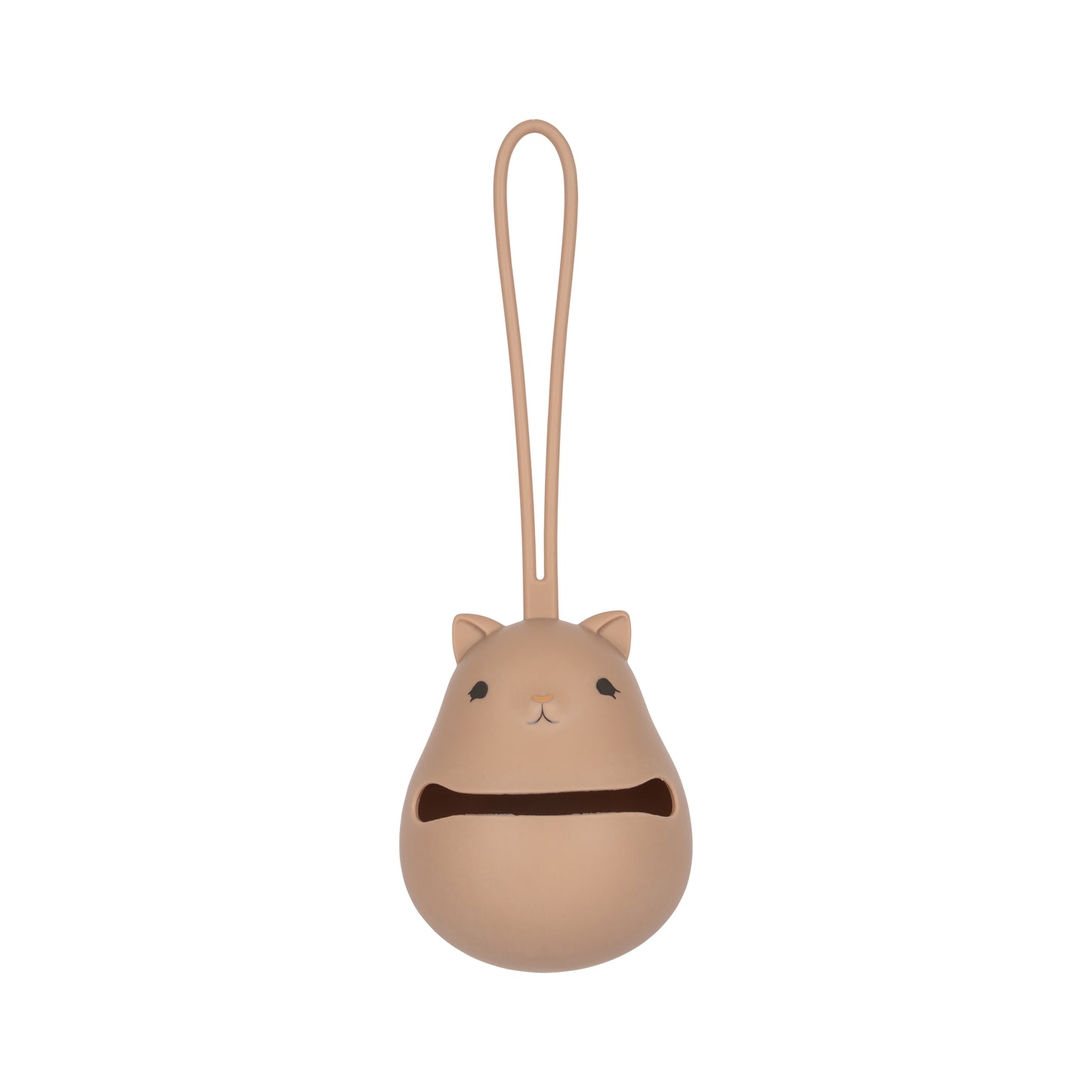 Konges Sloejd - silicone bunny pacifier case - blush