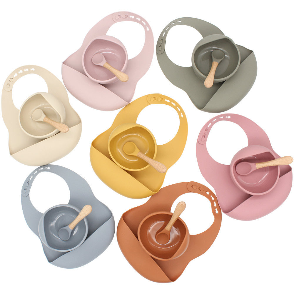 Baby Bib Mist Blue