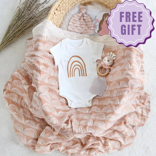 Unisex Baby Gift Hamper Rainbow 0-3M