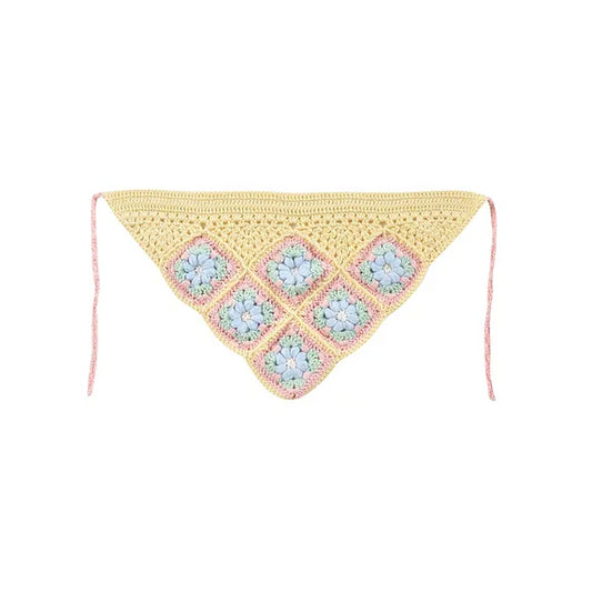 Louise Misha - Accessory Bandana Holly Yellow 100% Cotton