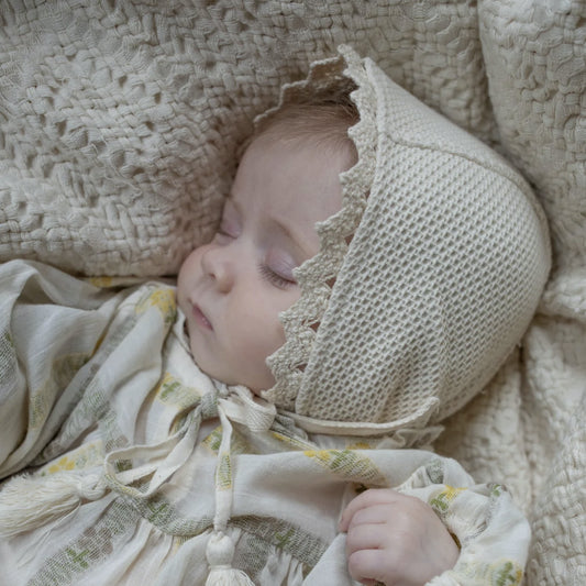 Bebe Organic Honeycomb bonnet 3M