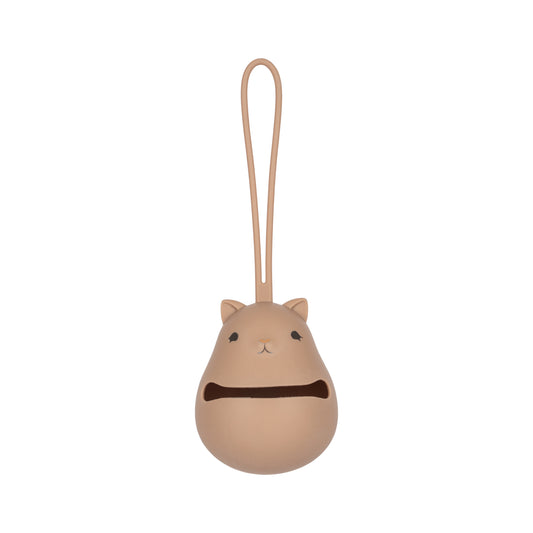 Konges Sloejd - silicone bunny pacifier case - blush