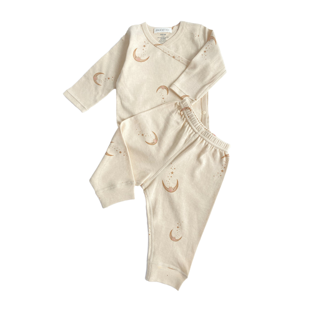 Baby 2 piece Long Sleeve Bodysuit and Pant Moon