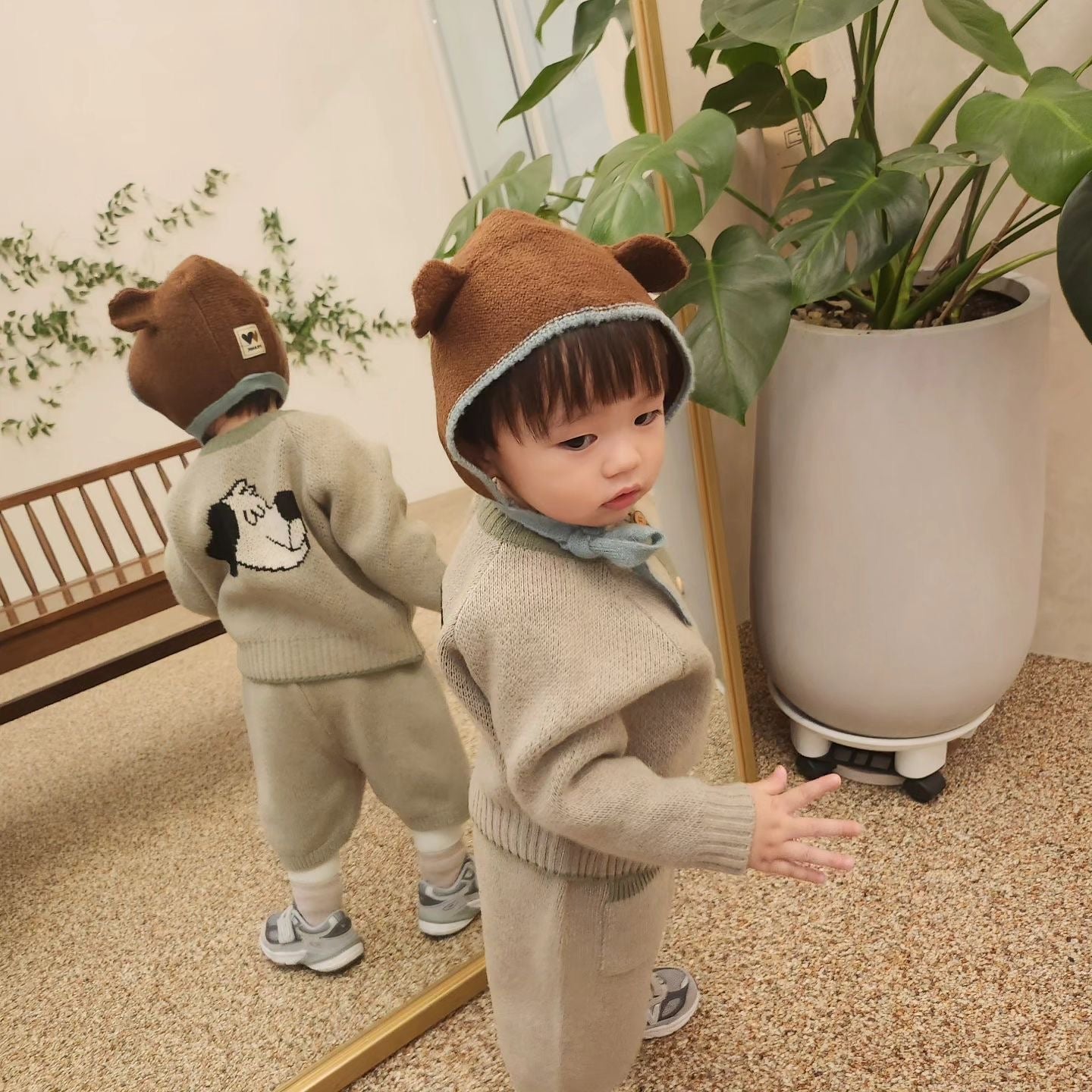 Adorable Knitted Set 120cm