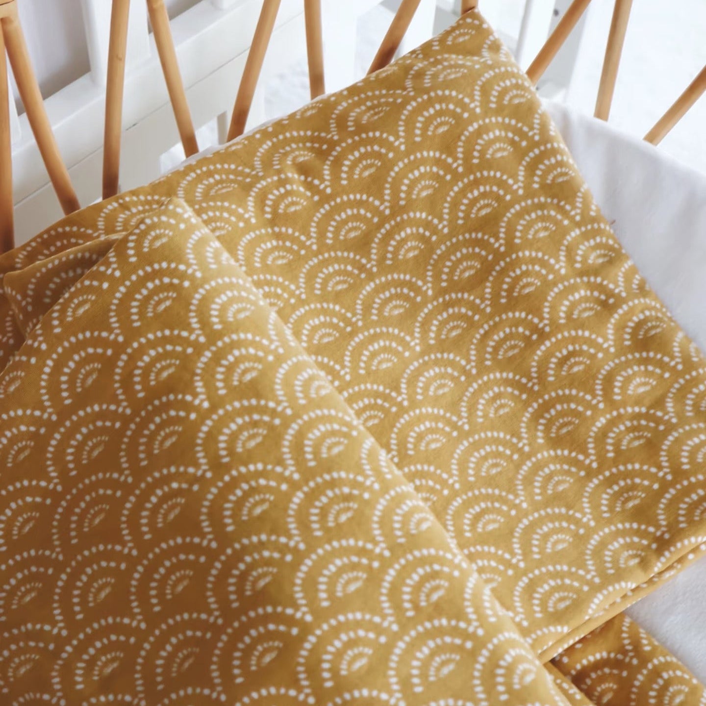 Baby Muslin Blanket Bamboo - Golden Sunrise