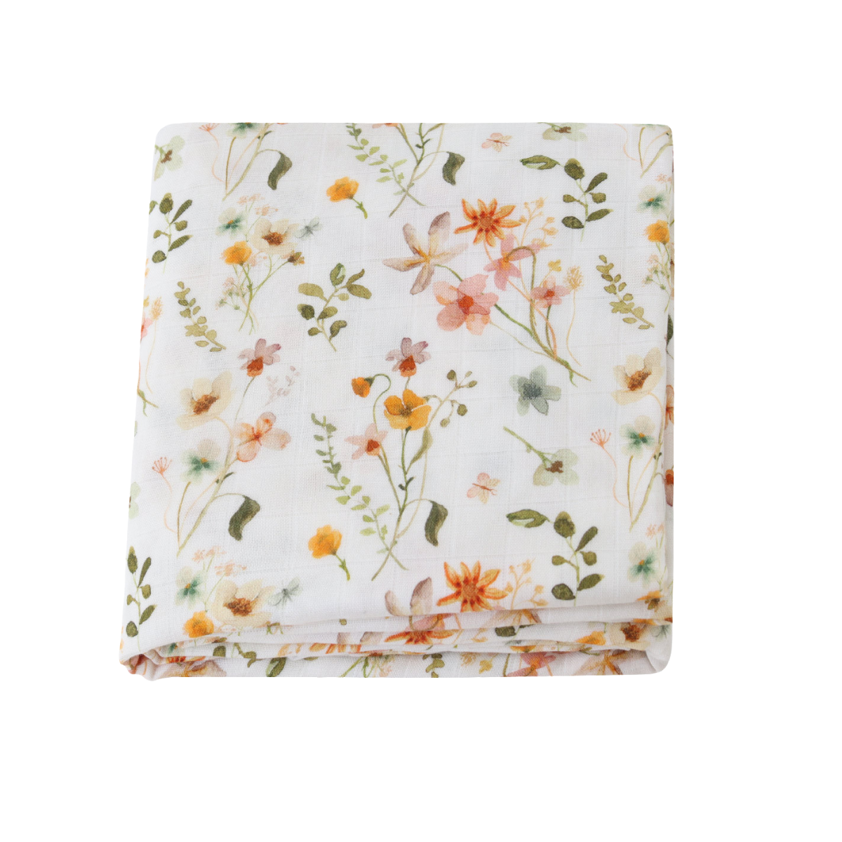 Angioletto Bamboo Muslin Blanket Flowers