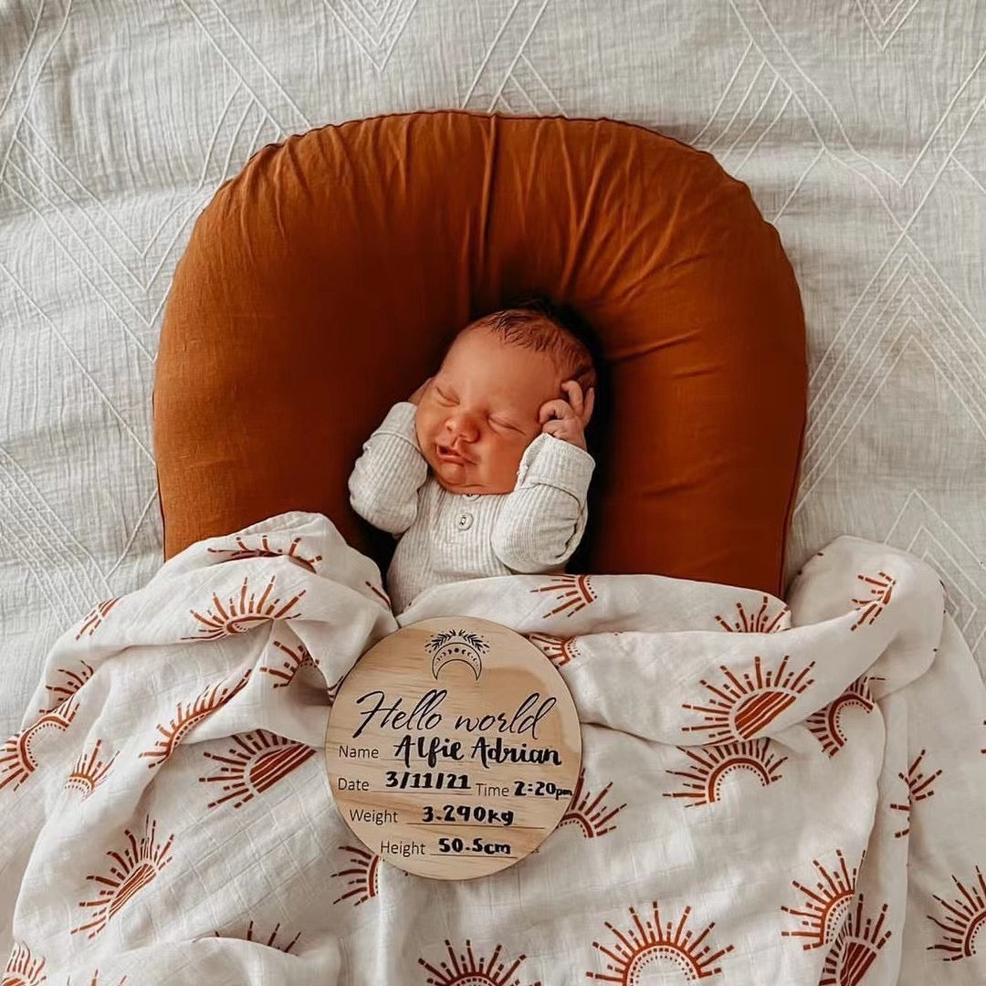 Baby Muslin Blanket Bamboo - Sunlight