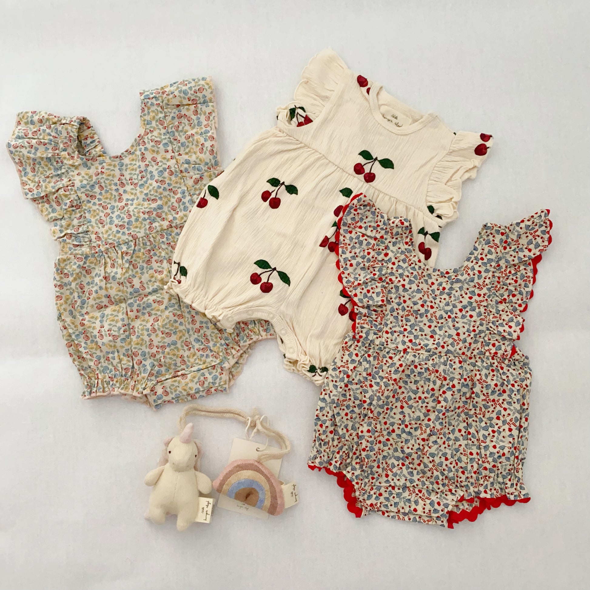 Chleo Frill Romper Gots – Ma Grande Cerise