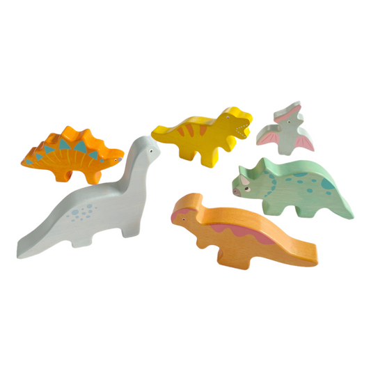 Wooden Toys Dinosaur Blocks